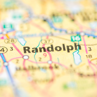 Randolph, MA on Map